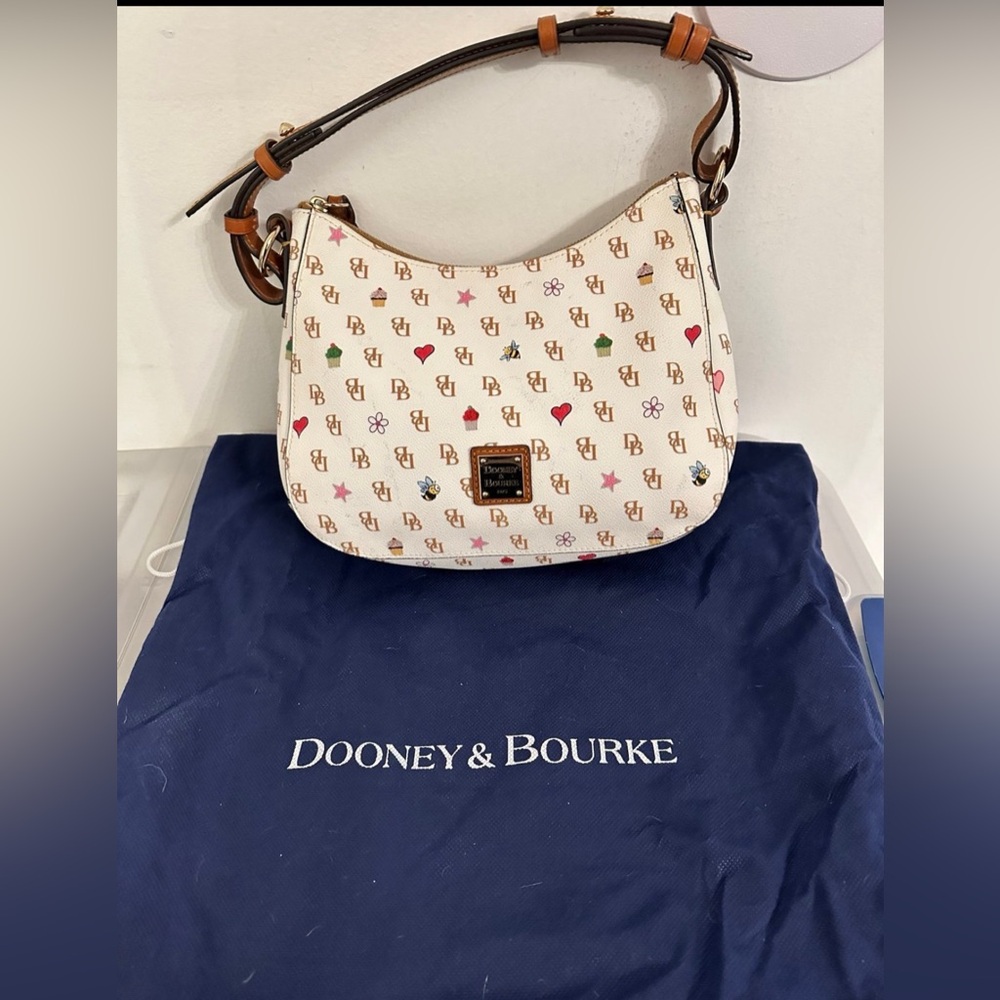 Dooney & Bourke Kiley Hobo Star Heart Cupcake Bee Flower